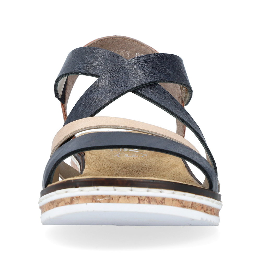 detail Dámské sandály Rieker V3663-91 modrá