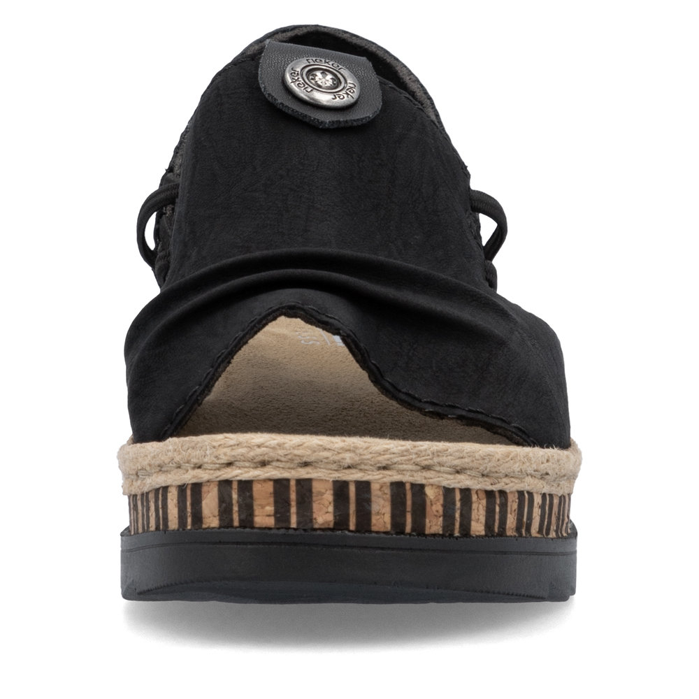 detail Dámské sandály Rieker V7972-00 černá