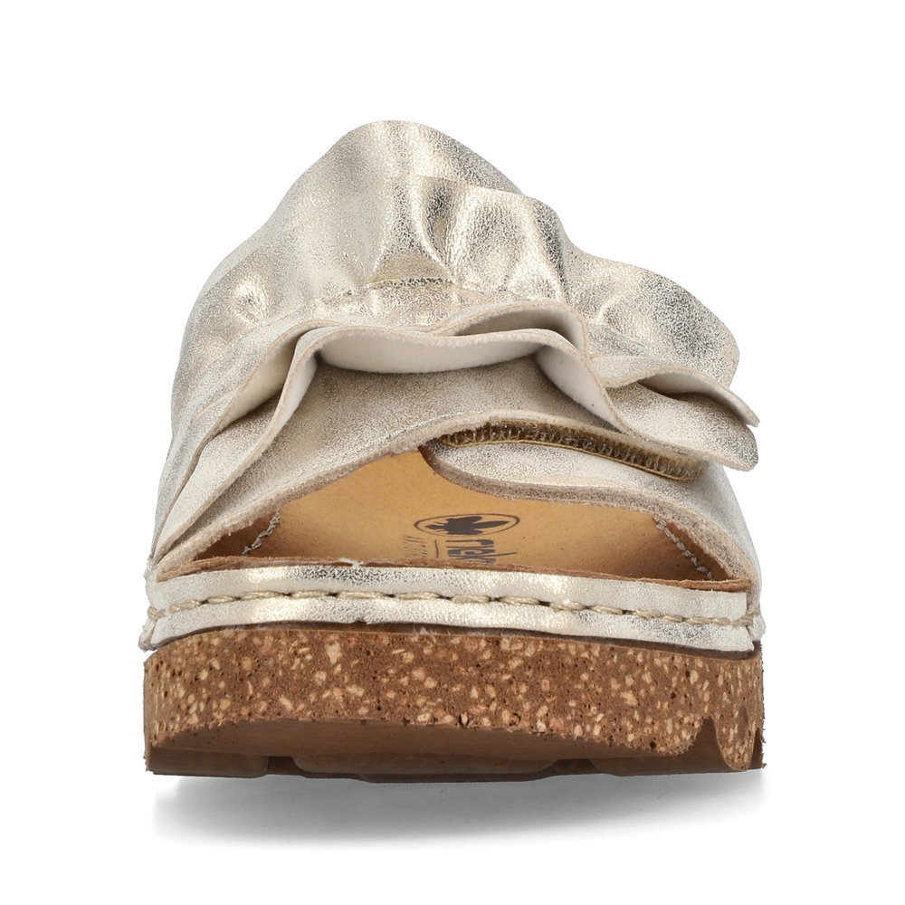 detail Dámské sandály Rieker V8763-60 béžová (metalická)