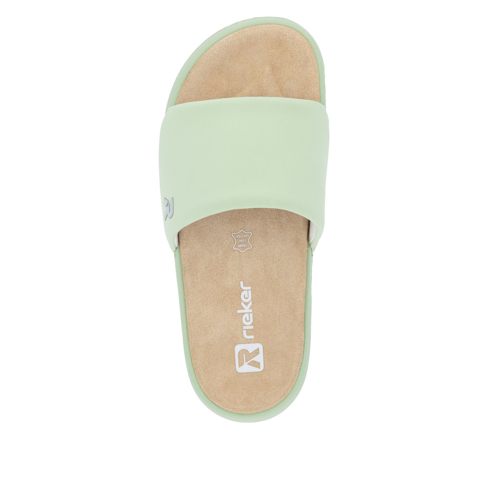 detail Dámské nazouváky Rieker W3250-52 zelená