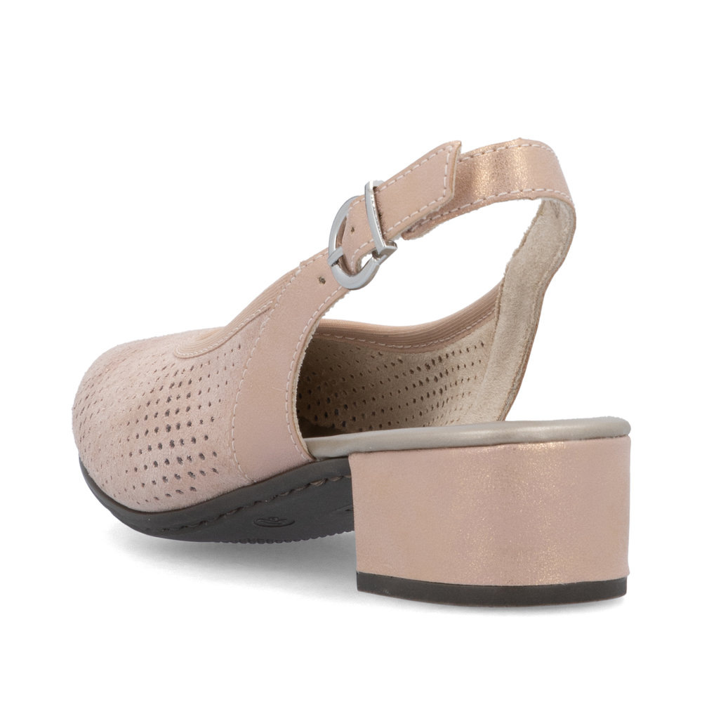 detail Dámské lodičky Rieker 47066-31 růžová