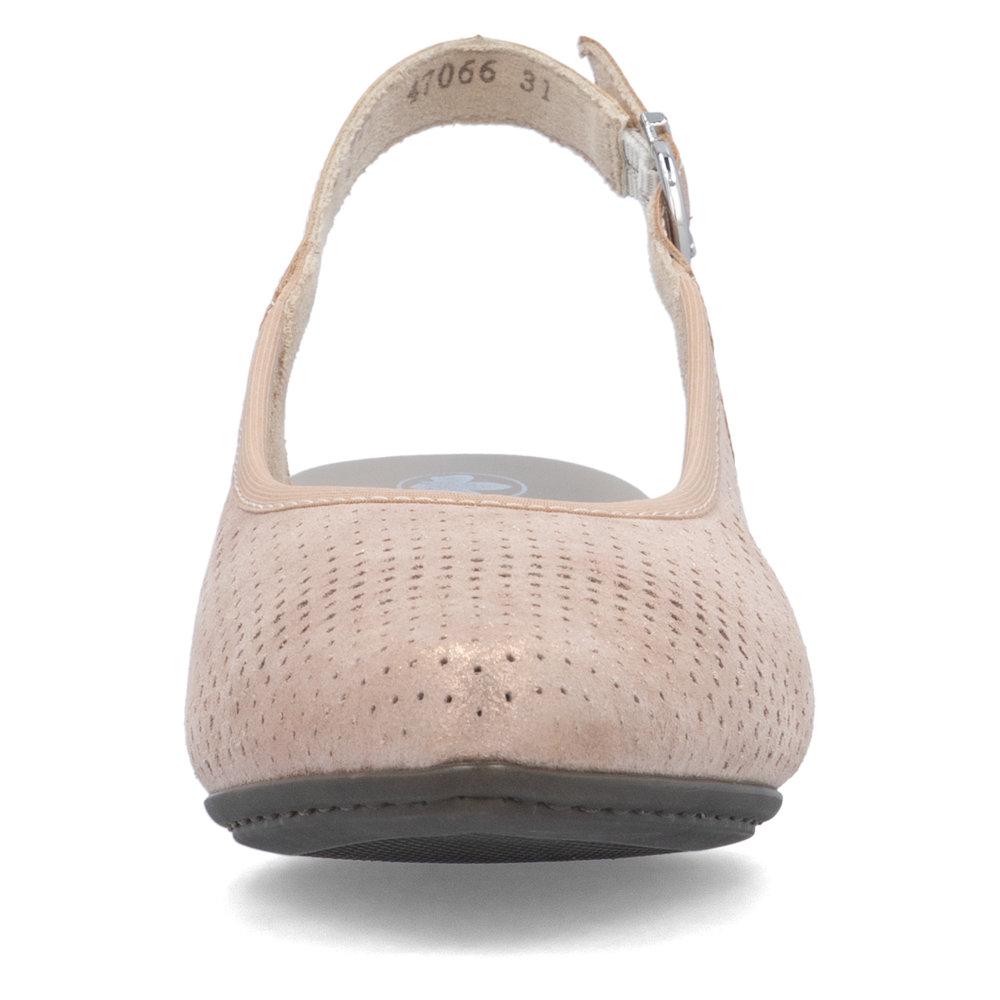 detail Dámské lodičky Rieker 47066-31 růžová