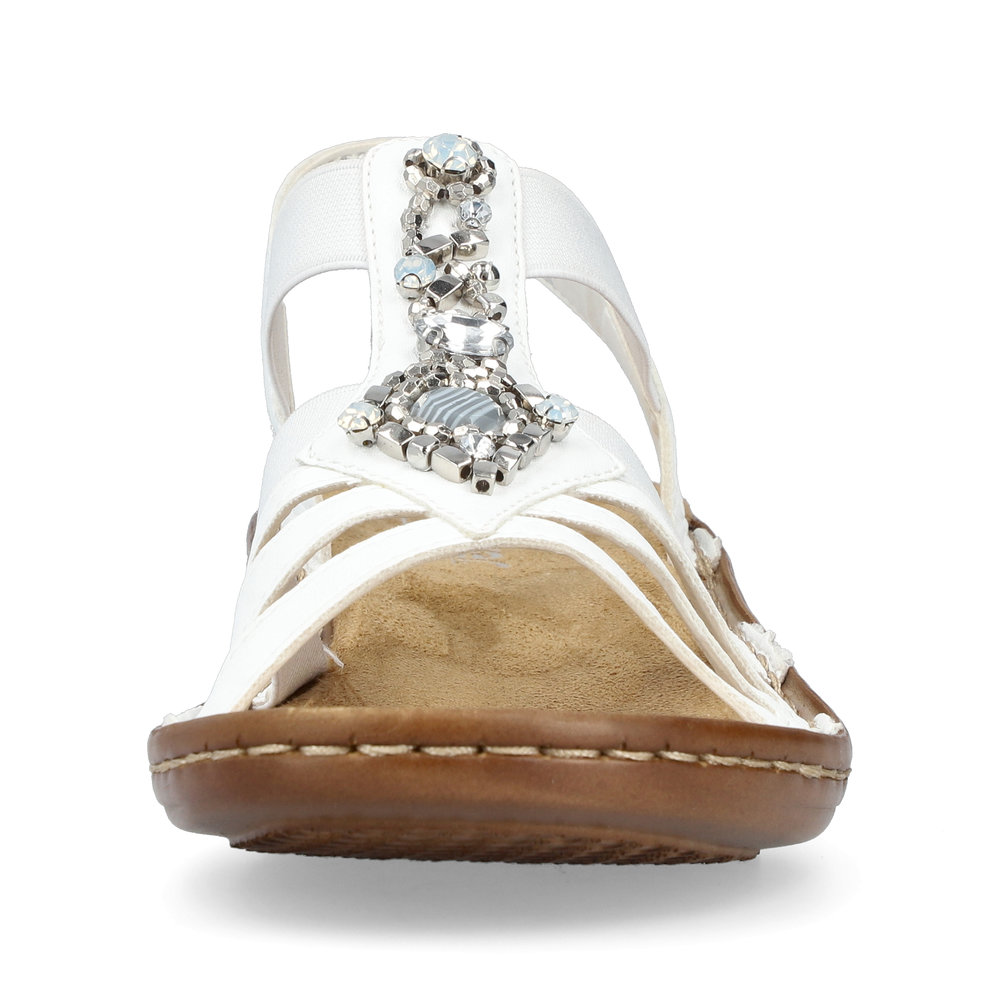 detail Dámské sandály Rieker 60839-80 bílá