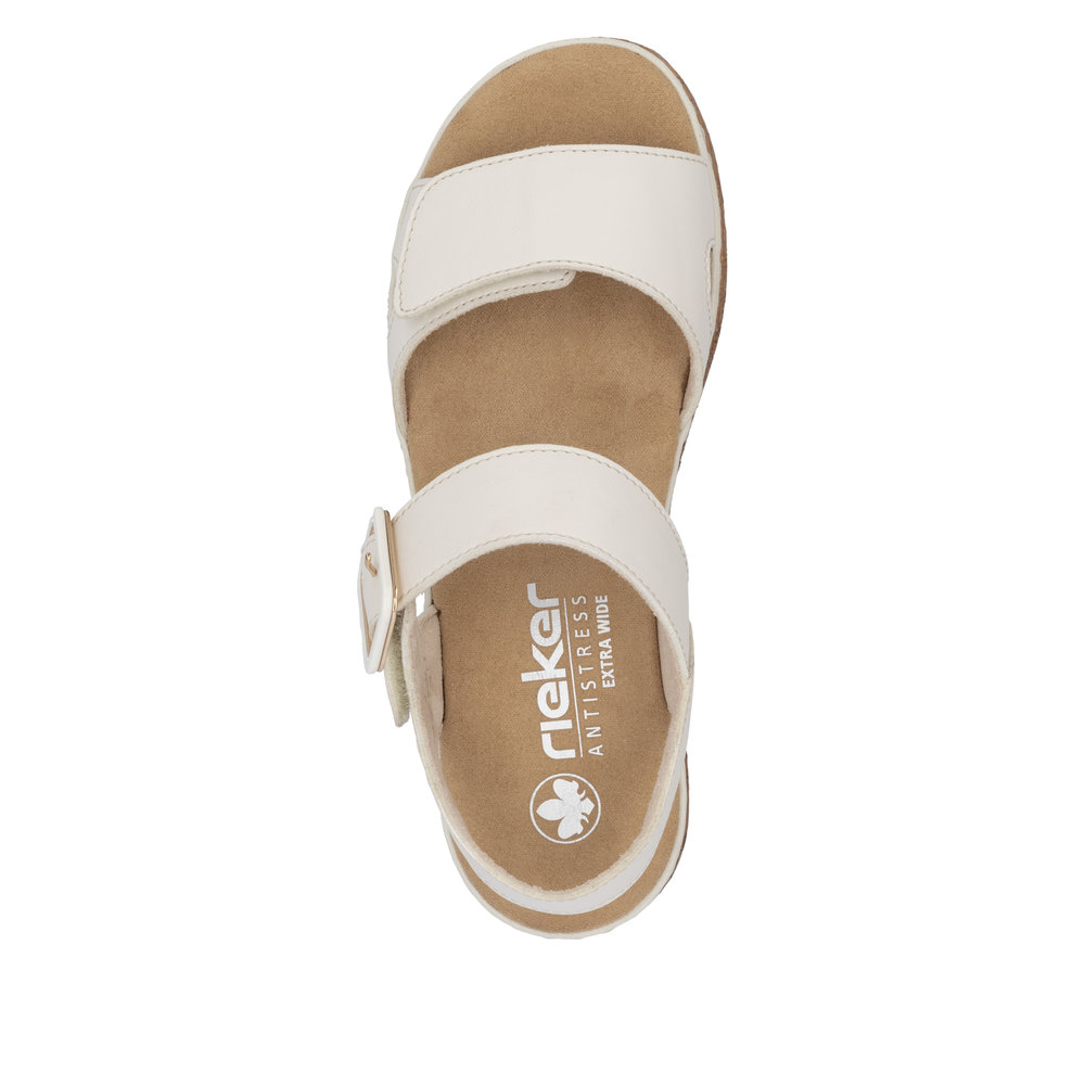 detail Dámské sandály Rieker 62760-60 béžová