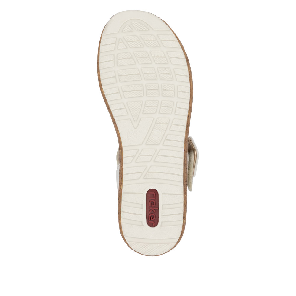 detail Dámské sandály Rieker 62760-60 béžová