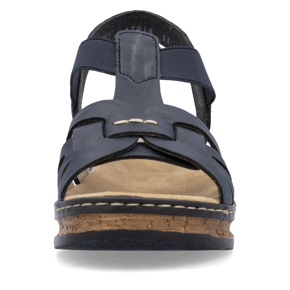 detail Dámské sandály Rieker 62918-14 modrá