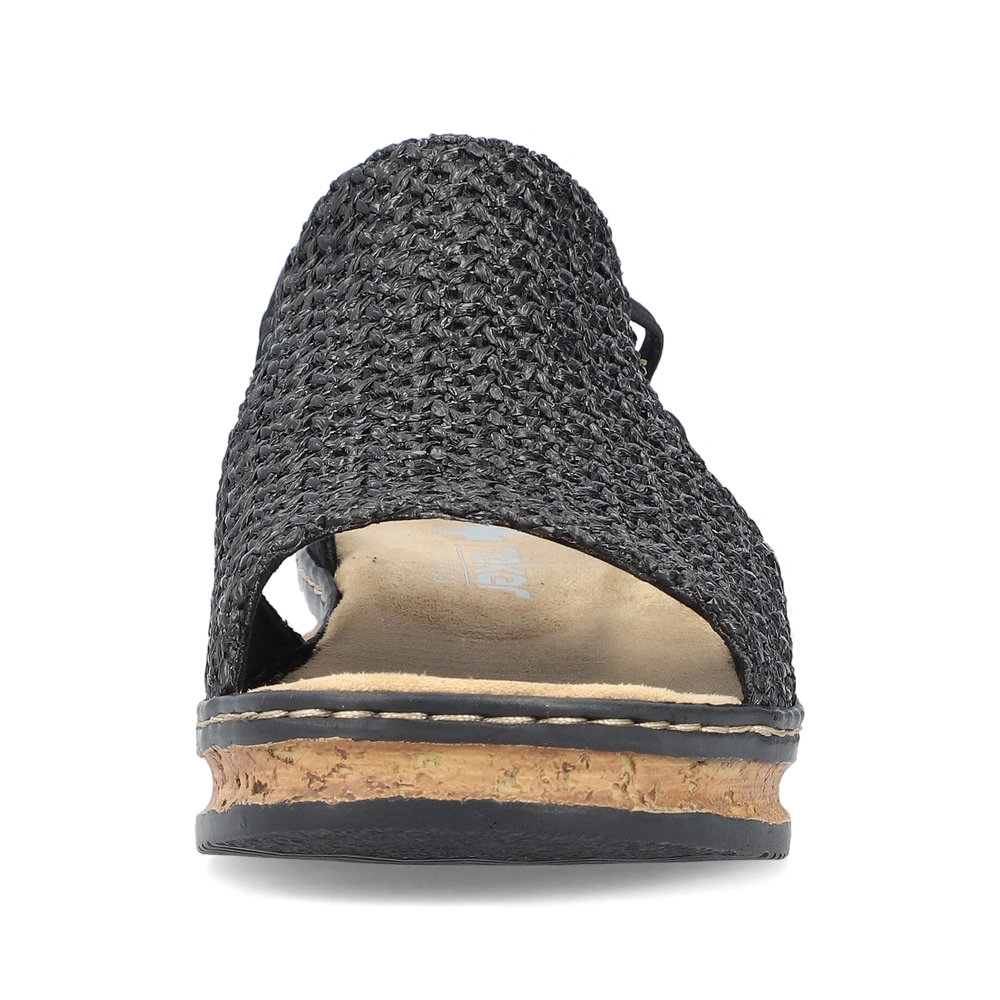 detail Dámské sandály Rieker 62941-00 černá