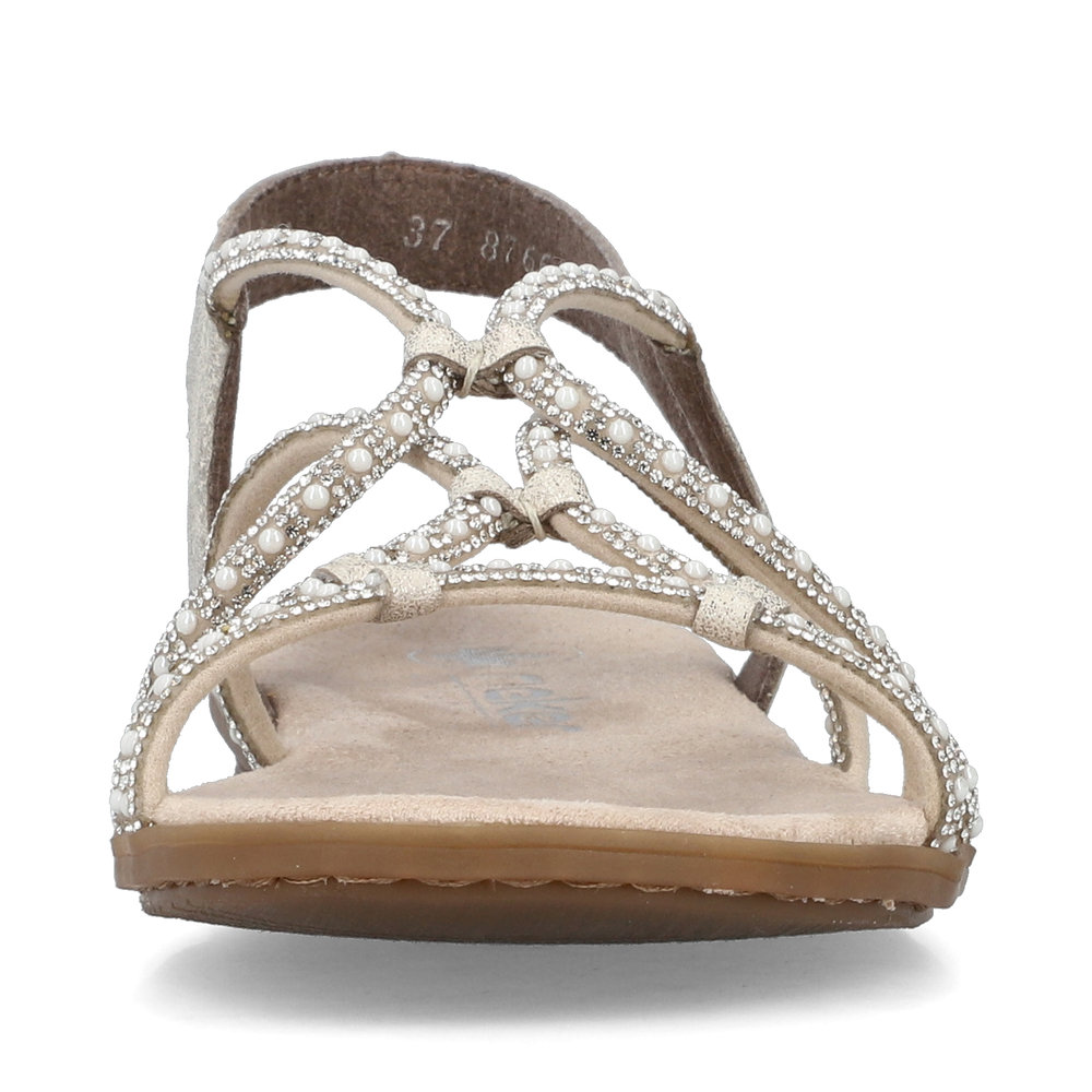 detail Dámské sandály Rieker 64270-60 béžová