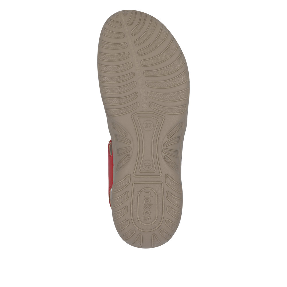 detail Dámské sandály Rieker 64870-33 červená