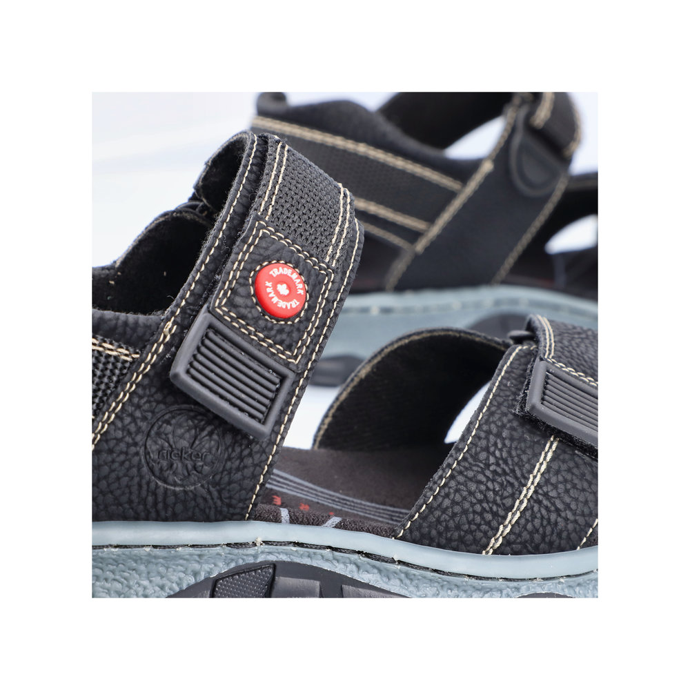 detail Dámské sandály Rieker 68851-02 černá