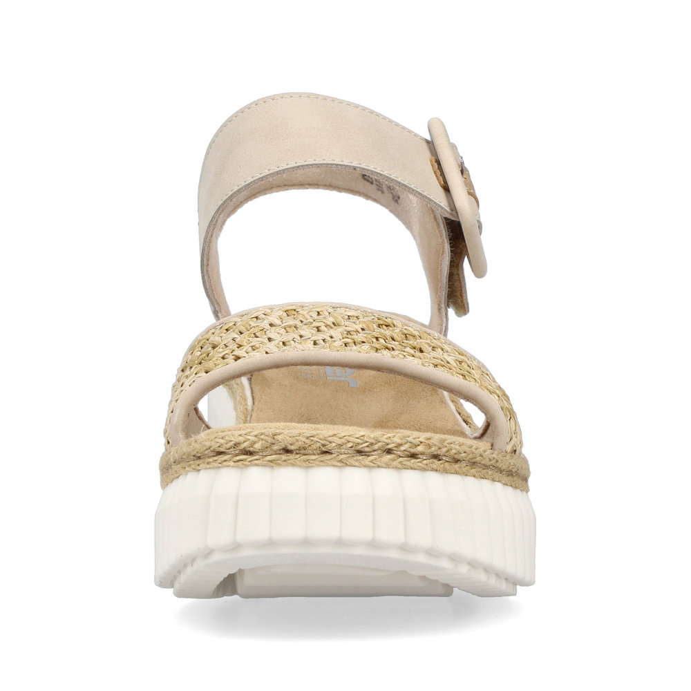 detail Dámské sandály Rieker 69176-62 béžová