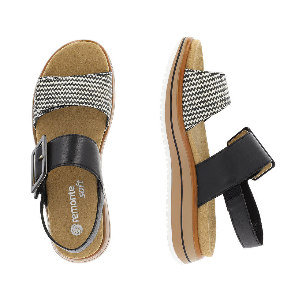 detail Dámské sandály Remonte D1J53-02 černá