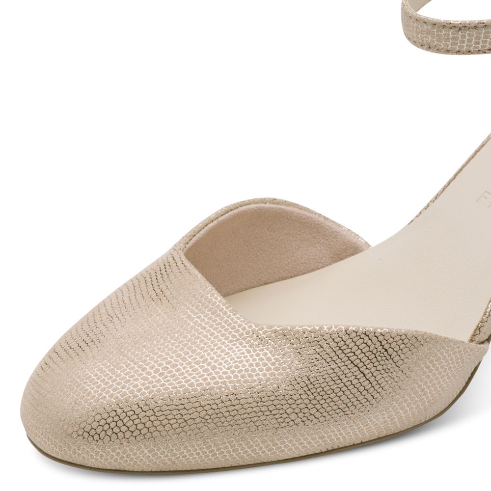 detail Dámské letní lodičky Tamaris 24412-41 968 zlatá