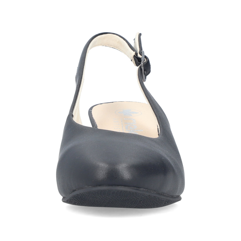 detail Dámské kožené lodičky Rieker 44651-00 černá