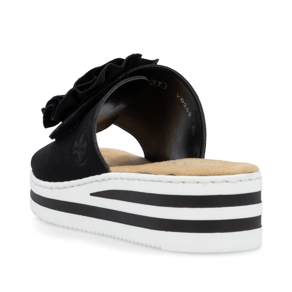 detail Dámské pantofle Rieker V0252-00 černá