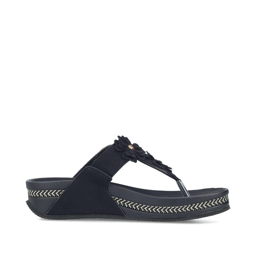 detail Dámské žabky Rieker V1466-00 černá