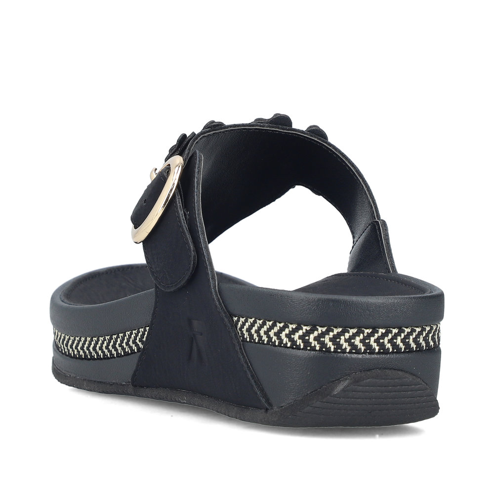 detail Dámské žabky Rieker V1466-00 černá