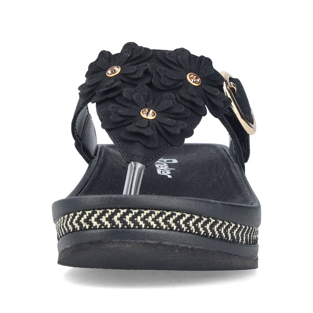 detail Dámské žabky Rieker V1466-00 černá