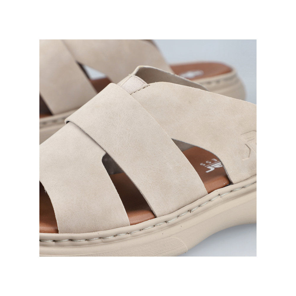 detail Dámské nazouváky Rieker V1562-62 béžová