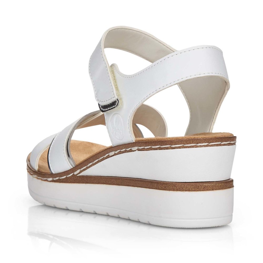 detail Dámské sandály Rieker V38G9-80 bílá