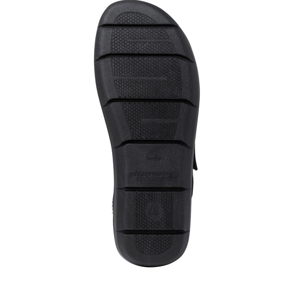 detail Dámské kožené pantofle Tamaris 27510-41 805 modrá