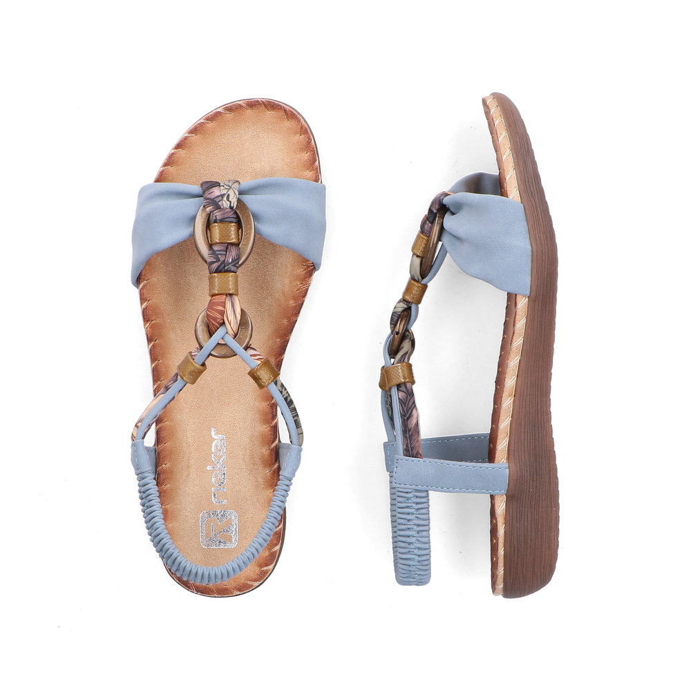 detail Dámské sandály Rieker V7568-14 modrá