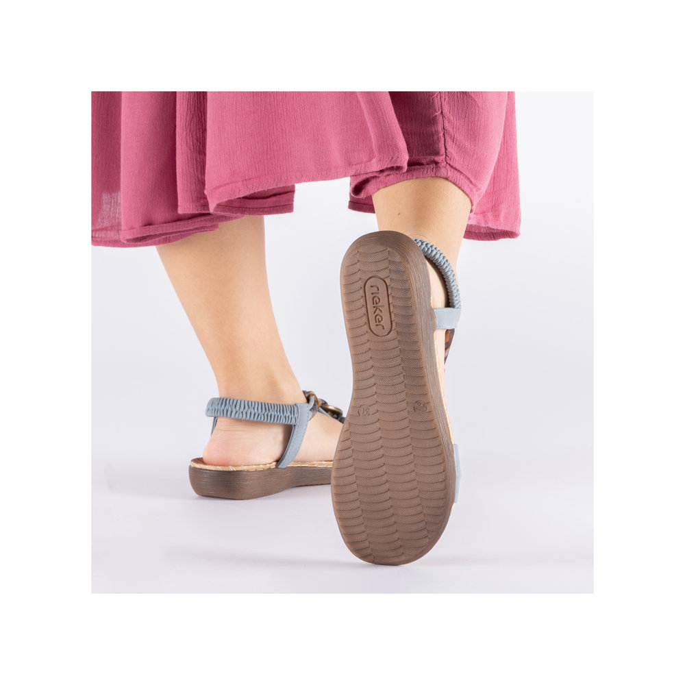 detail Dámské sandály Rieker V7568-14 modrá