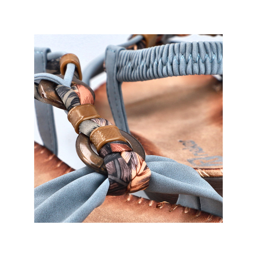 detail Dámské sandály Rieker V7568-14 modrá