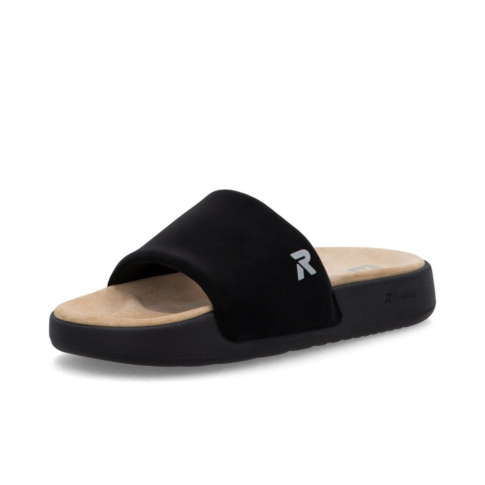 detail Dámské pantofle Rieker W3250-00 černá