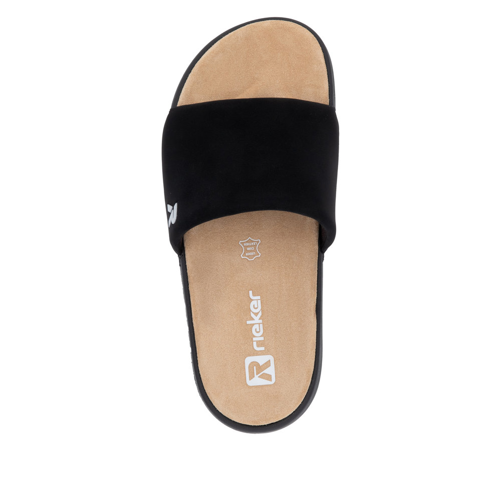 detail Dámské pantofle Rieker W3250-00 černá