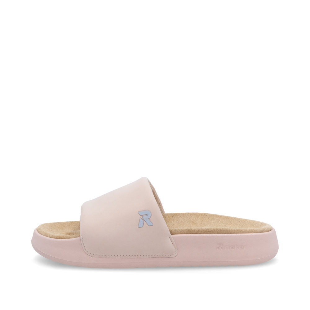 detail Dámské pantofle Rieker W3250-31 růžová