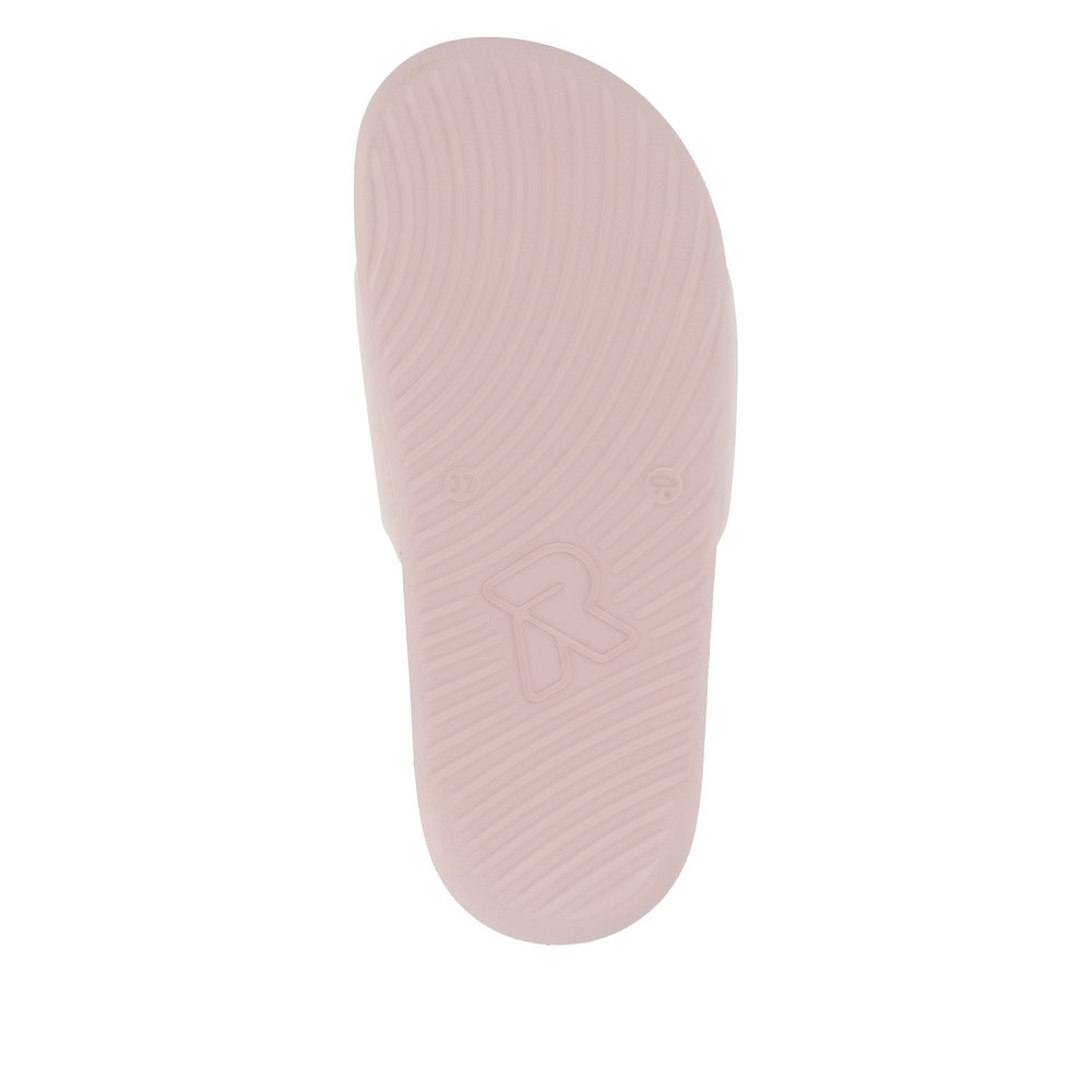 detail Dámské pantofle Rieker W3250-31 růžová