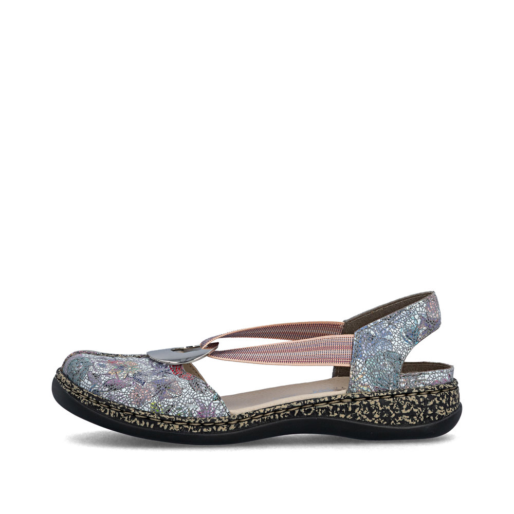 detail Dámské sandály Rieker 46361-90 multicolor