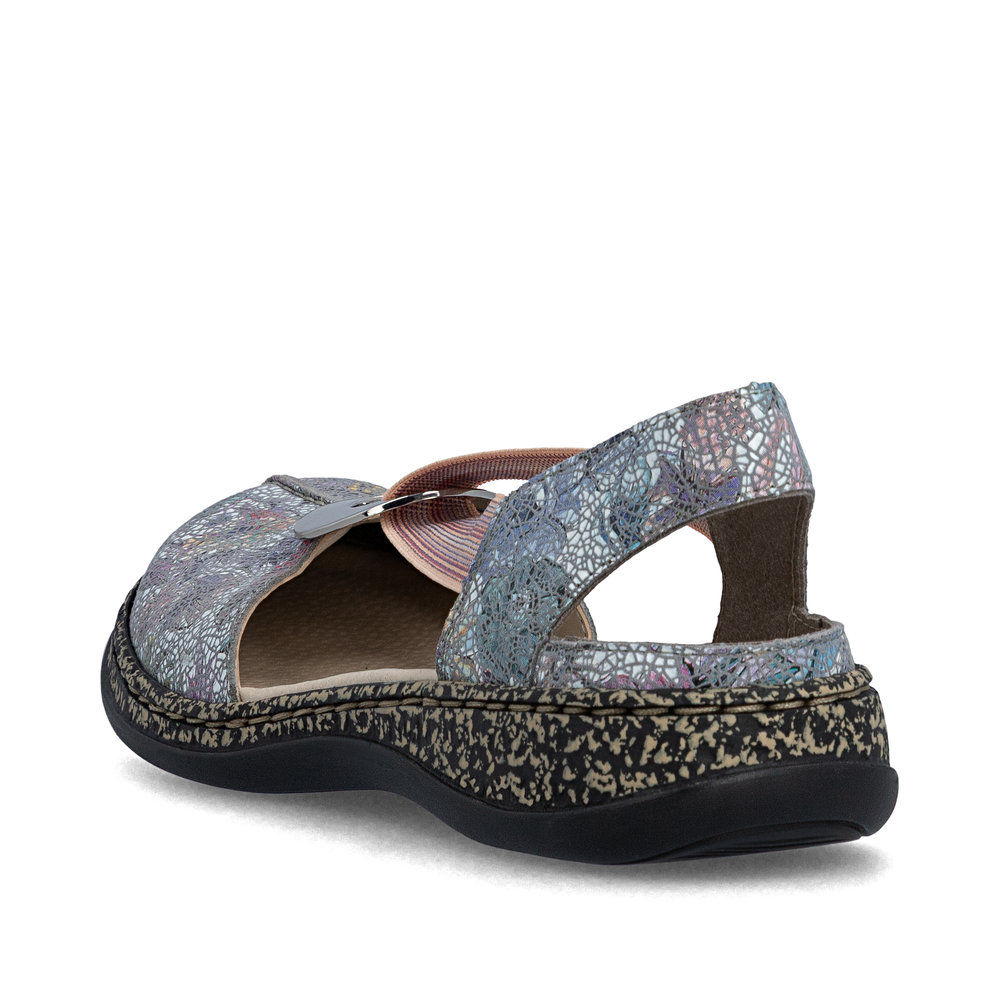 detail Dámské sandály Rieker 46361-90 multicolor