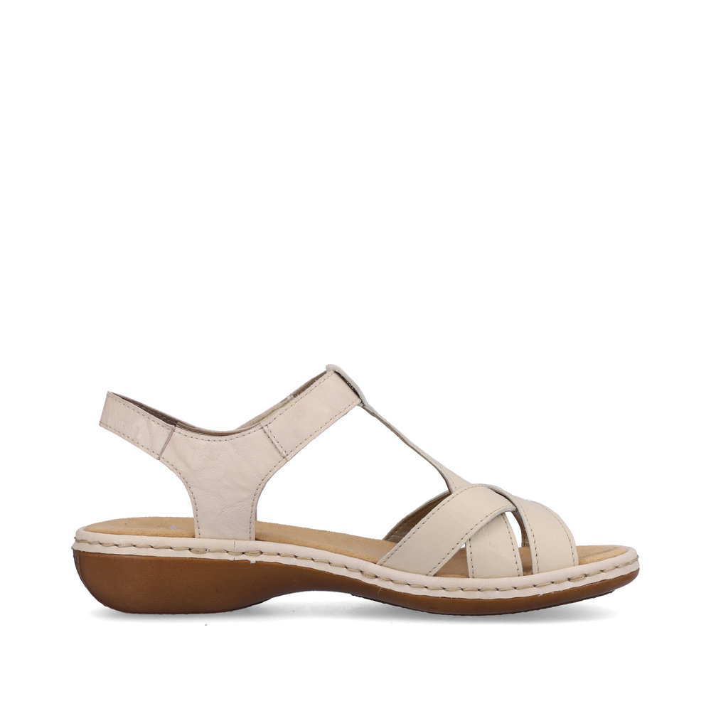 detail Dámské sandály Rieker 65919-60 béžová