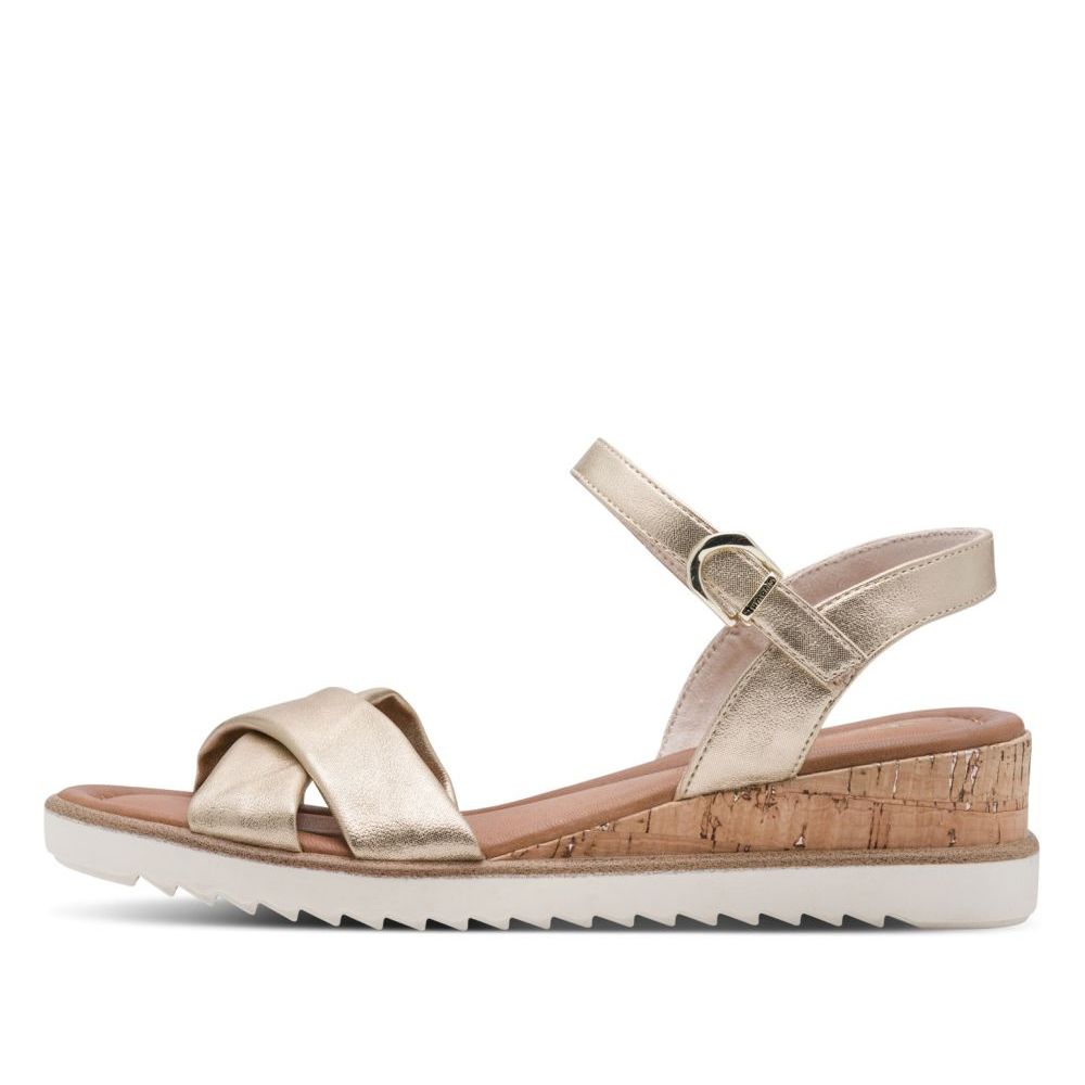 detail Dámské sandály Tamaris 28106-42 933 zlatá