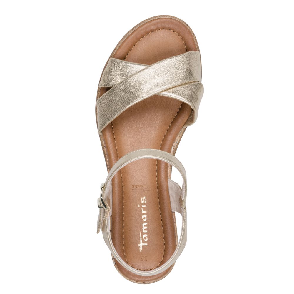 detail Dámské sandály Tamaris 28106-42 933 zlatá