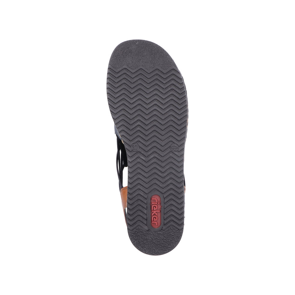 detail Dámské sandály Rieker 62962-14 modrá