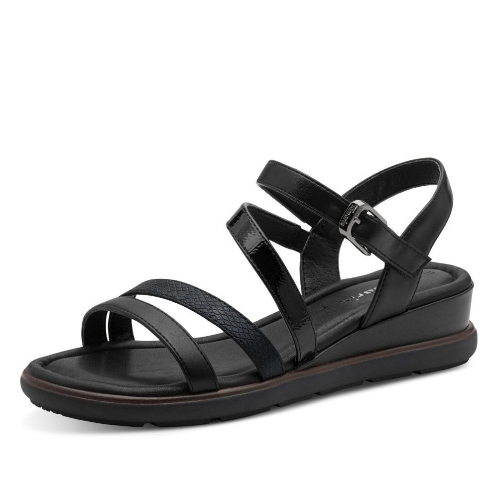 detail Dámské sandály Tamaris 28713-46 001 černá