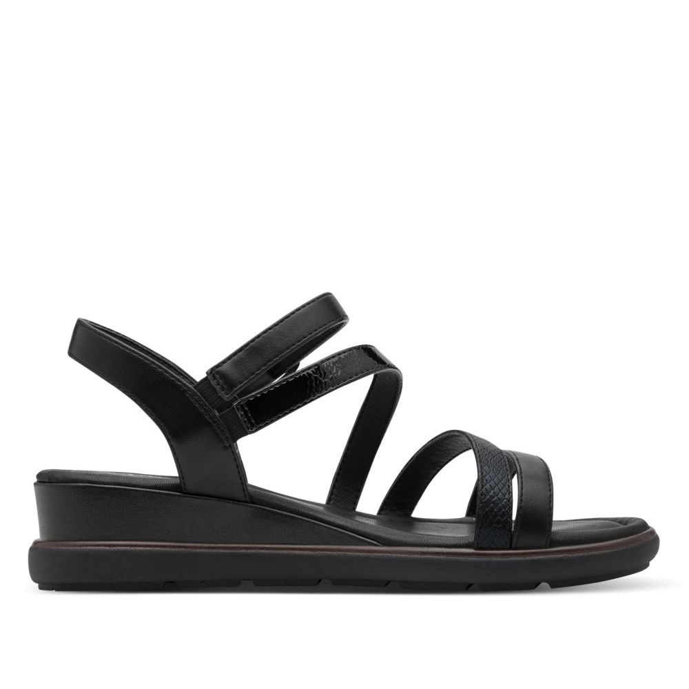 detail Dámské sandály Tamaris 28713-46 001 černá