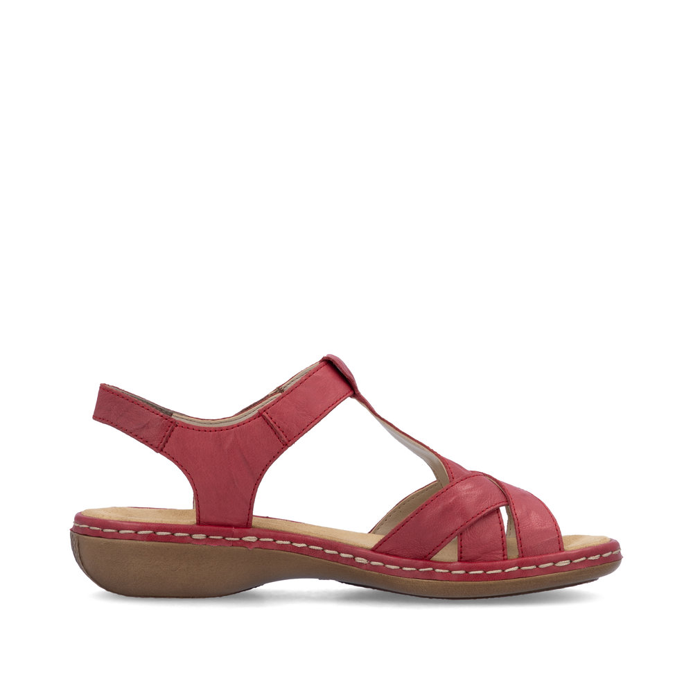 detail Dámské sandály Rieker 65919-33 červená