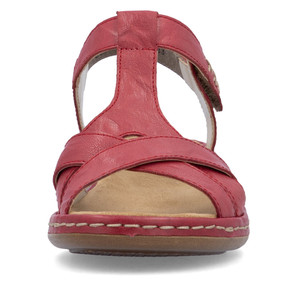 detail Dámské sandály Rieker 65919-33 červená
