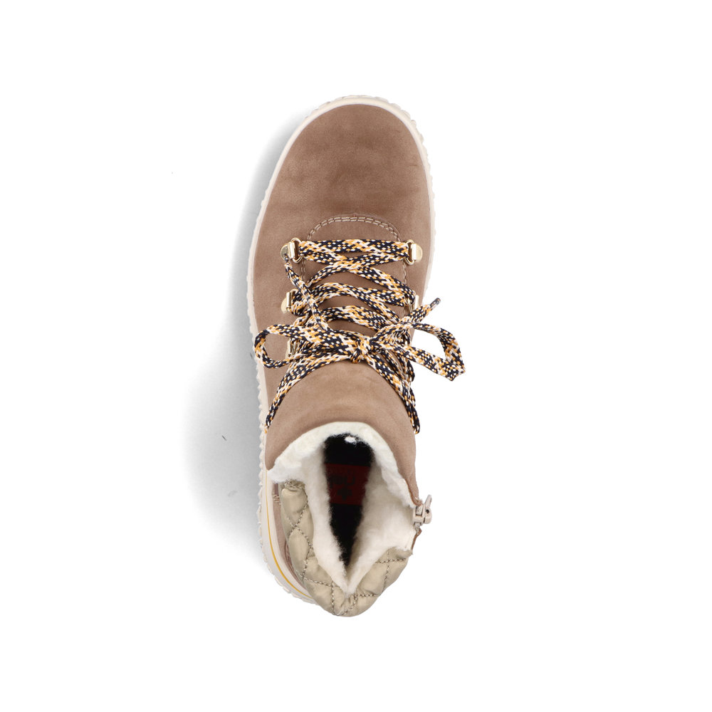 detail Dámské kotníková obuv Rieker Z4238-64 béžová