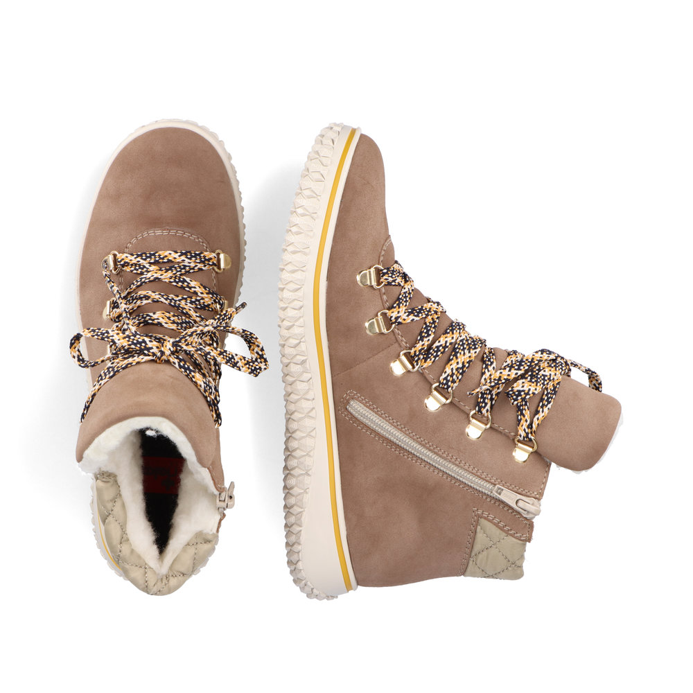 detail Dámské kotníková obuv Rieker Z4238-64 béžová