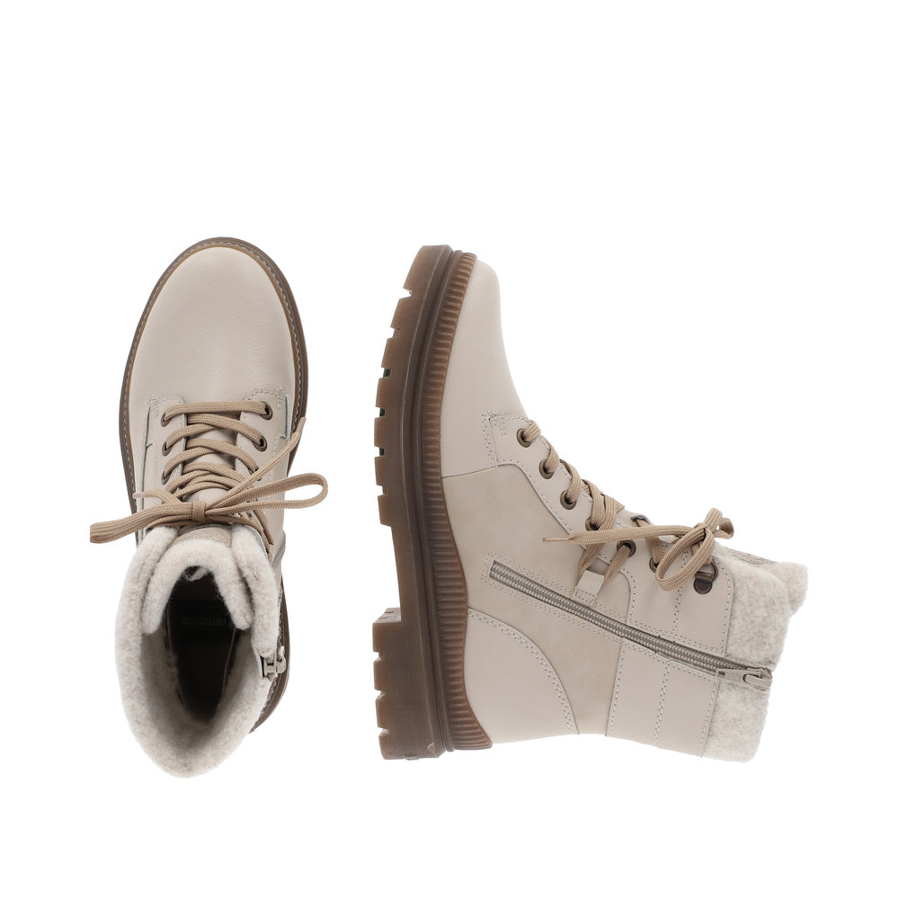 detail Dámská kotníková obuv Remonte D0C77-60 béžová