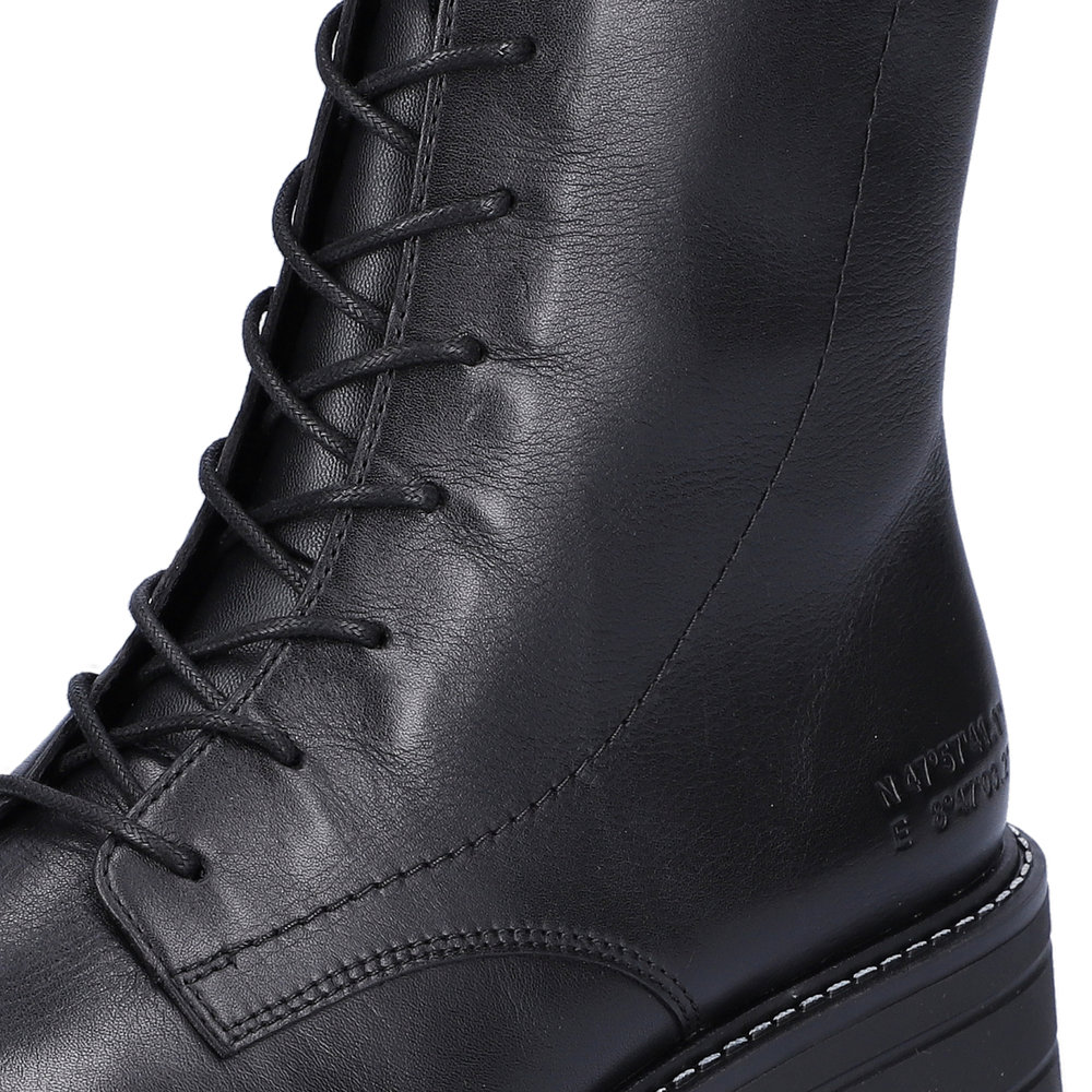 detail Dámská kožená, kotníková obuv Remonte D2278-01 černá