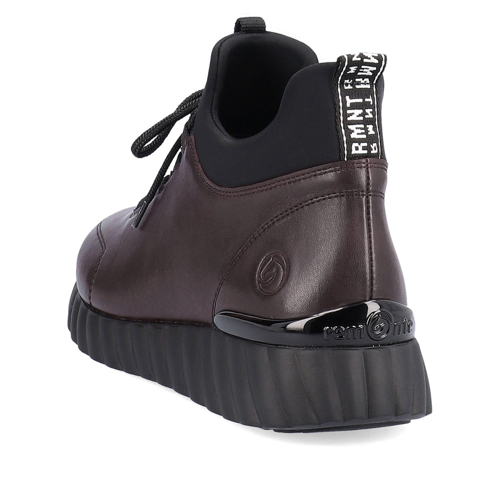 detail Dámské zimní tenisky Remonte D5977-35 vínová