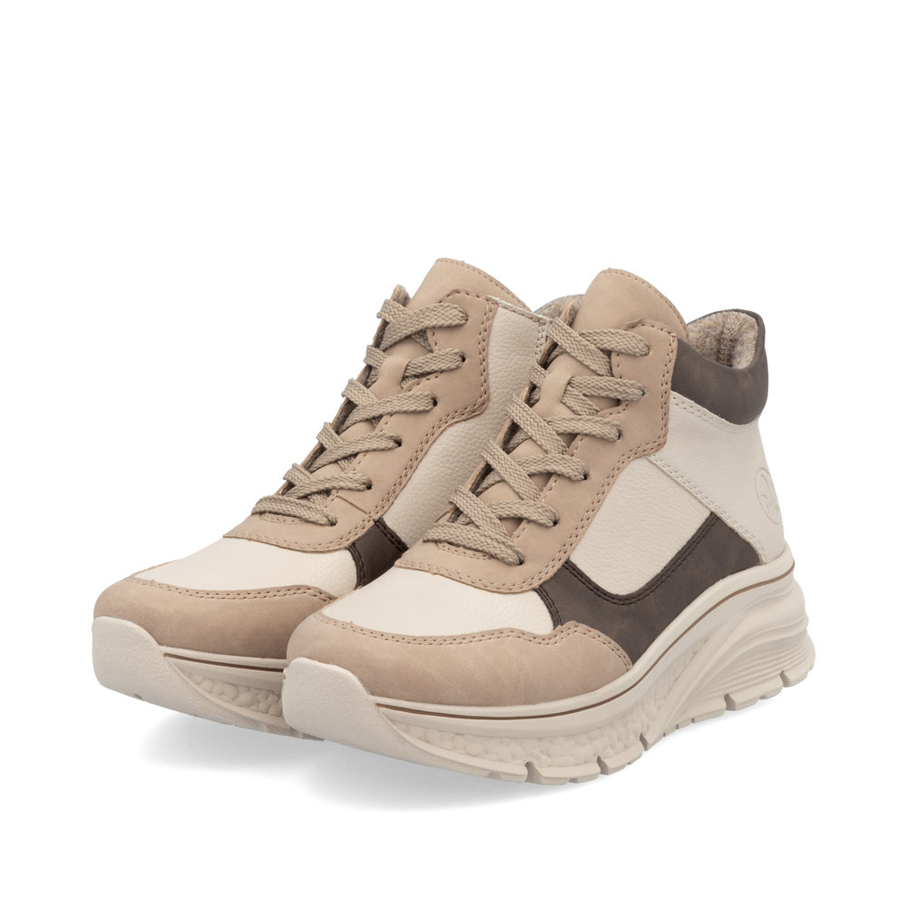 detail Dámská kotníková obuv Rieker 48002-60 béžová