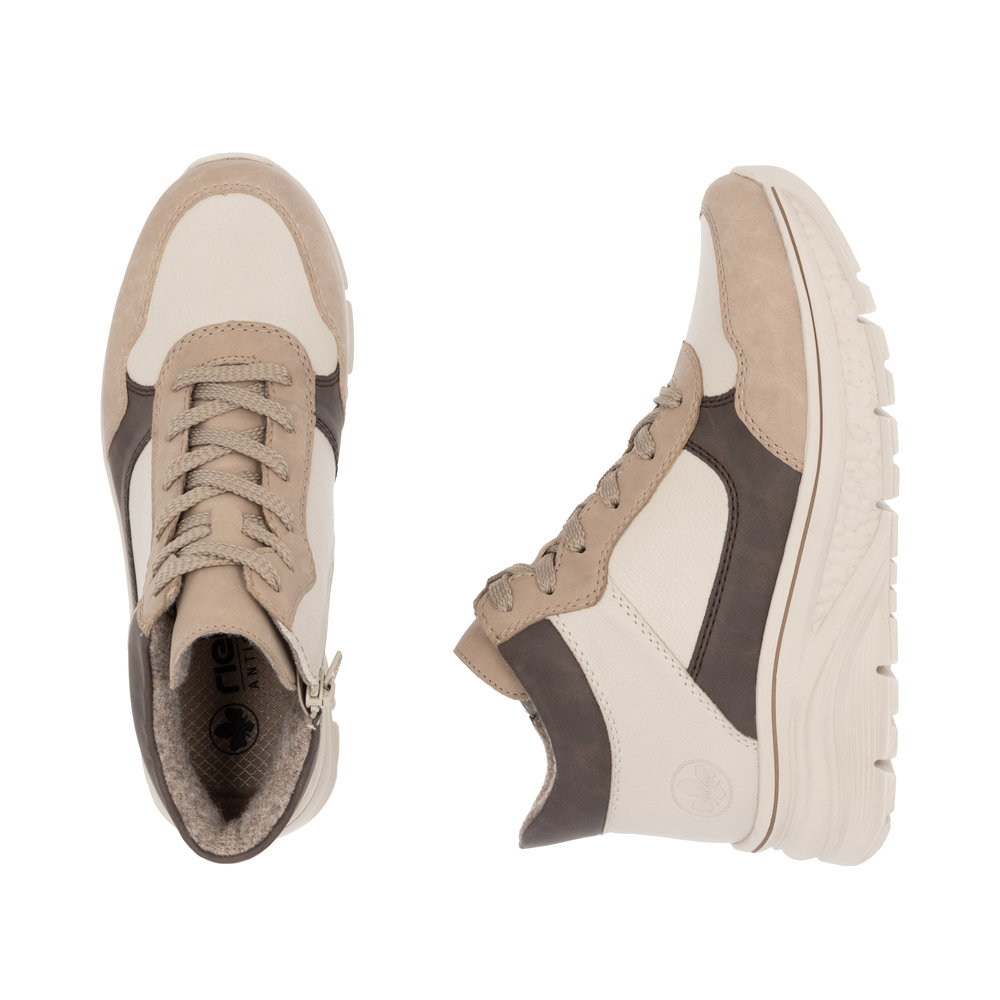 detail Dámská kotníková obuv Rieker 48002-60 béžová