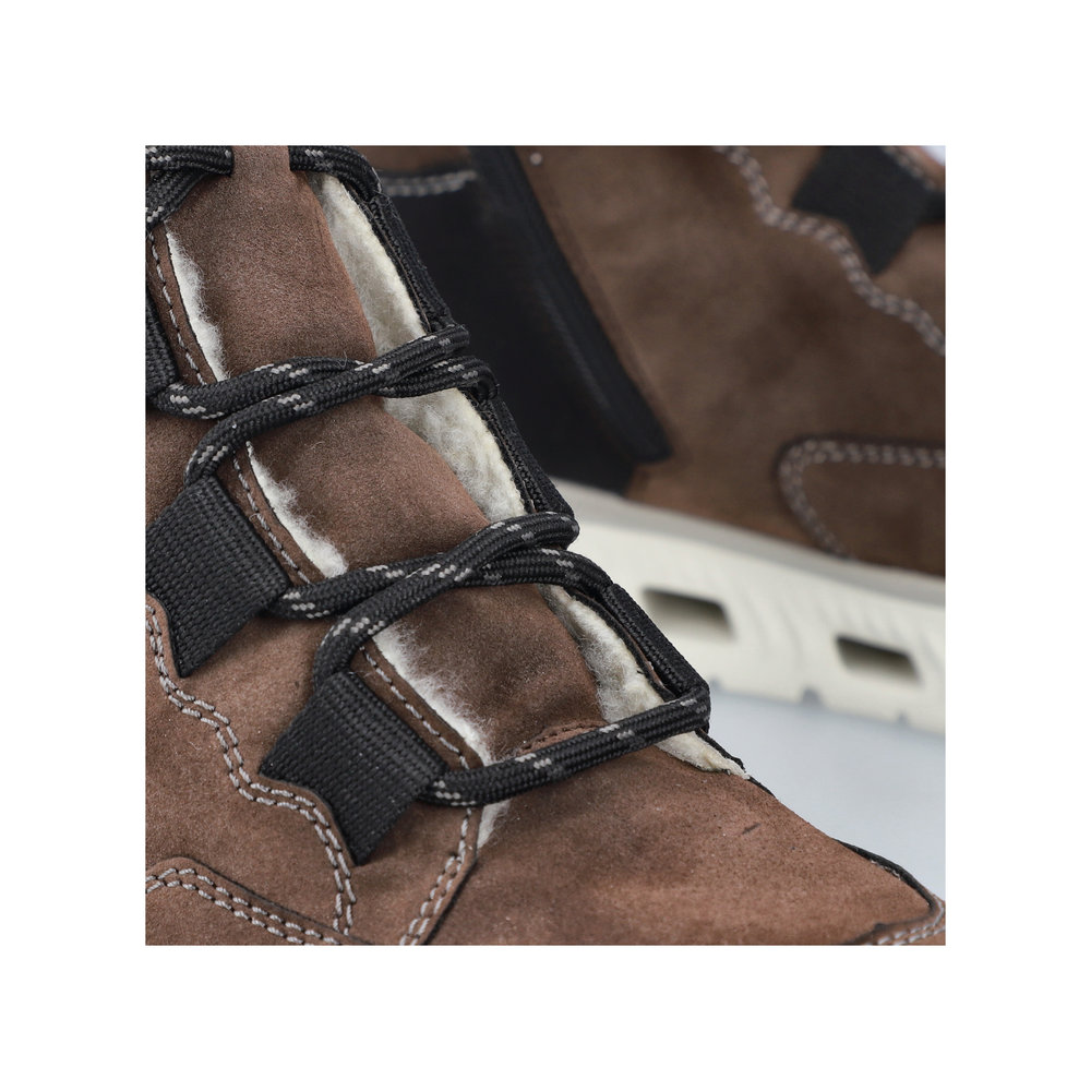 detail Dámská kotníková obuv Rieker M6012-25 hnědá